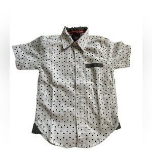 Retro stitch short set